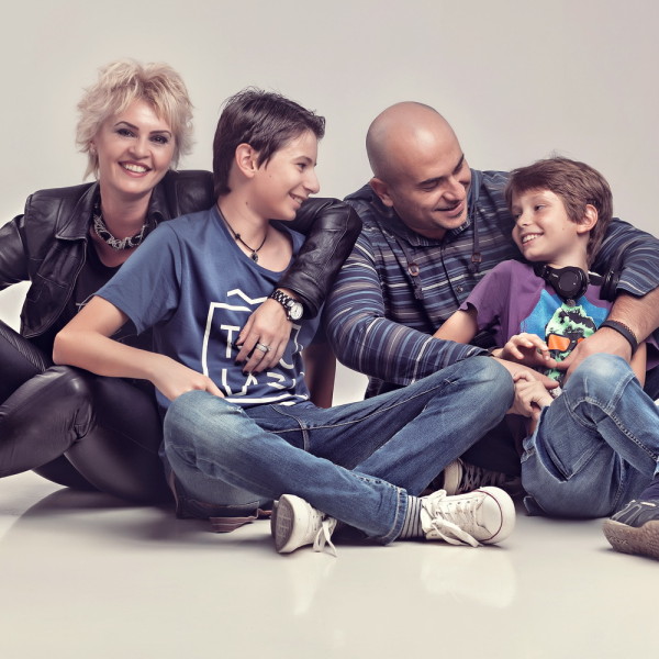 Fotografie de familie in studio